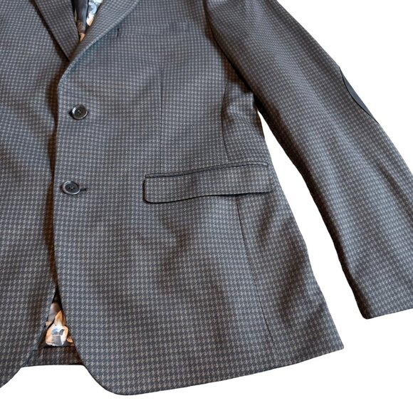 Soul of London Houndstooth Button-Down Blazer Jacket Sport Coat Size 42R Men's - Picture 4 of 13